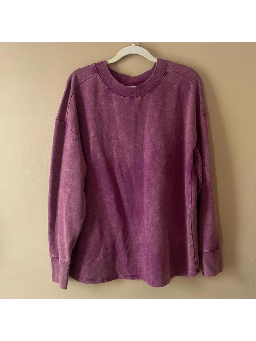 all in motion beautiful heathered Purple Crewneck size extra large